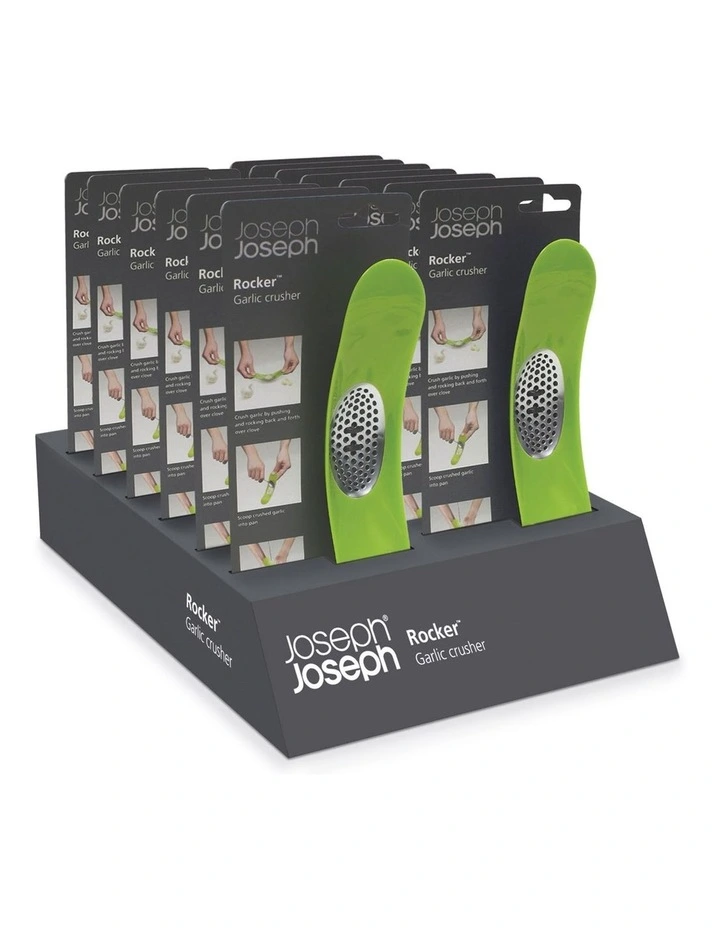 Joseph Joseph Rocker Garlic Crusher Green 4 Joseph Joseph Rocker Garlic Crusher Green - Image 2