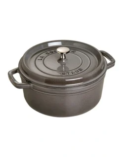 Staub 18cm/1.7L Round Cocotte Graphite