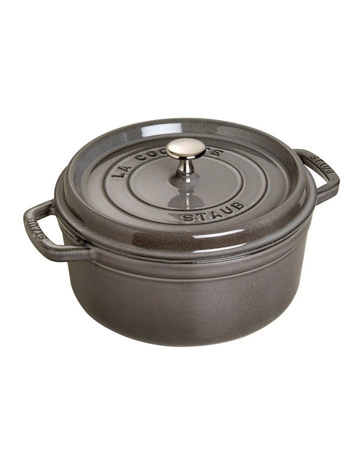 Staub 18cm/1.7L Round Cocotte Graphite 3 Staub 18cm/1.7L Round Cocotte Graphite