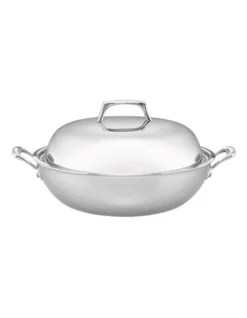 Essteele Per Sempre Induction Covered Wok 34cm In Stainless Steel -Maxwell Williams Store 474771520 4 720x928