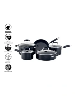 Advanced Nonstick Induction 5 Piece Cookware Set In Black 12 Advanced Nonstick Induction 5 Piece Cookware Set In Black -Maxwell Williams Store 527954410 5 720x928