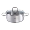 Fissler Viseo 20cm/2.4L Stainless Steel Casserole With Glass Lid -Maxwell Williams Store 531420580 1 720x928