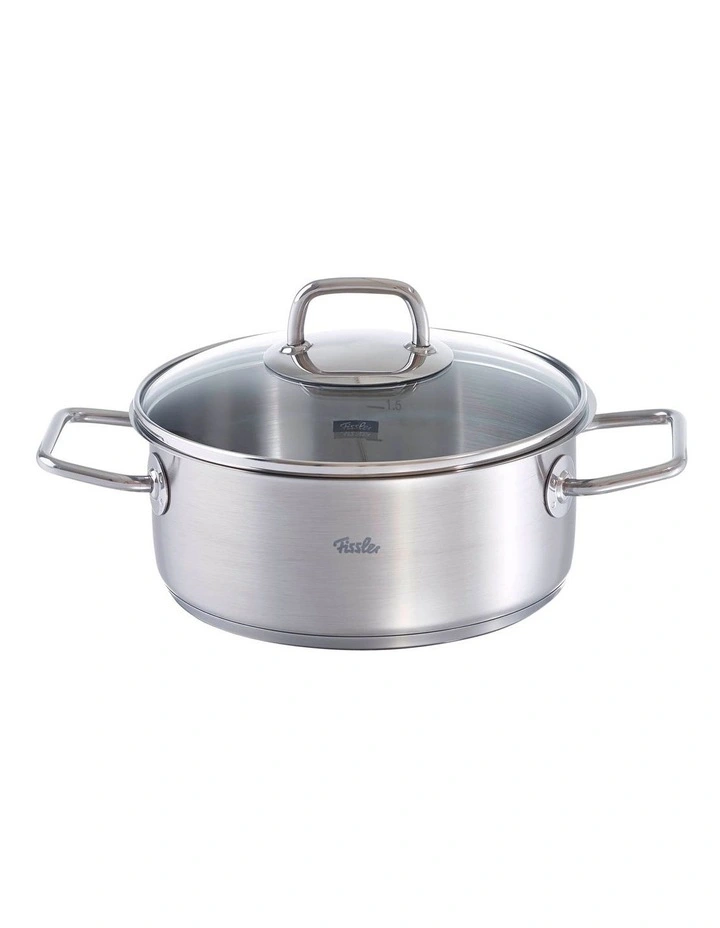 Fissler Viseo 20cm/2.4L Stainless Steel Casserole With Glass Lid 3 Fissler Viseo 20cm/2.4L Stainless Steel Casserole With Glass Lid