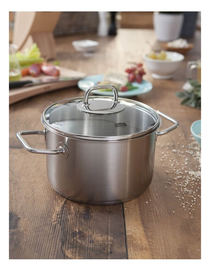 Fissler Viseo 20cm/2.4L Stainless Steel Casserole With Glass Lid 4 Fissler Viseo 20cm/2.4L Stainless Steel Casserole With Glass Lid - Image 2
