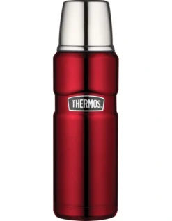 Thermos Stainless King Vacuum Insulated 470ml Flask Red