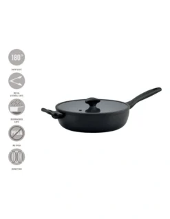 Per Domani Nonstick Induction Covered Deep Skillet 28cm -Maxwell Williams Store 630460720 4 2 720x928
