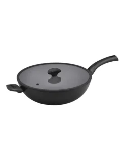 Per Salute Nonstick Induction Stirfry 32cm Black