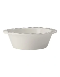 Maxwell & Williams 12.5x4cm Mini Fluted Pie Dish White