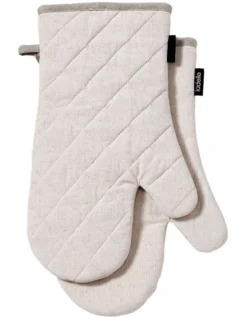 Eco Recycled Oven Mitt Cream 2 Pack