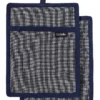 Eco Recycled Pot Holder Navy 2 Pack