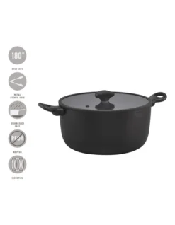 Per Domani Nonstick Induction Covered Casserole 28cm/7.5L -Maxwell Williams Store 730189360 3 1 720x928