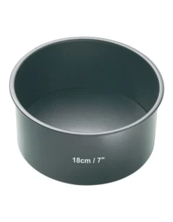 Heavy Base 18cm Loose Base Round Deep Cake Pan Carbon