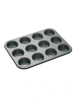 Heavy Base 12-Cup Muffin/Cupcake Pan Carbon