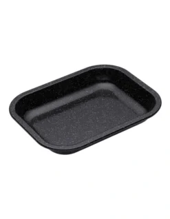 Pro Vitreous 27x21cm Enamel Roasting Pan Carbon