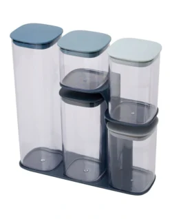 Joseph Joseph Editions Podium 5 Piece Storage Container Set Sky
