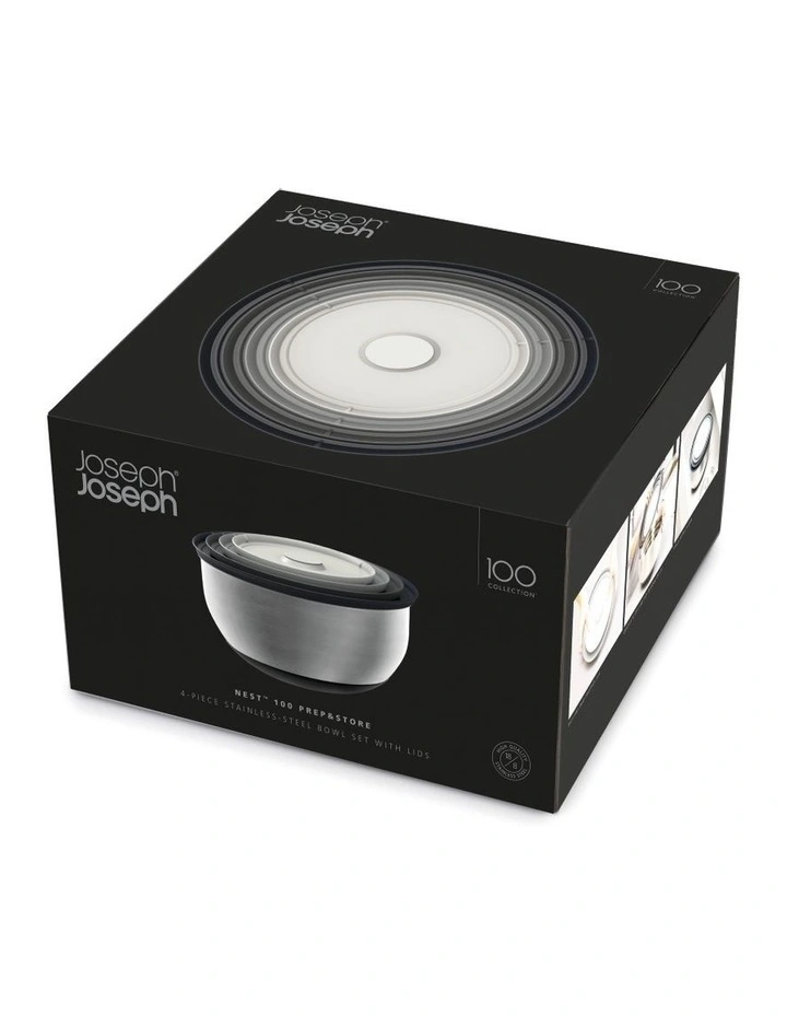 Joseph Joseph Nest 100 Prep & Store In Grey 4 Joseph Joseph Nest 100 Prep & Store In Grey - Image 2