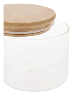 Bamboo And Glass 460ml Storage Canister With Lid -Maxwell Williams Store 742211830 3 720x928