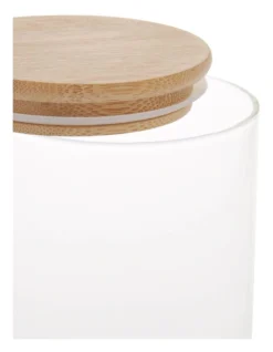 Bamboo And Glass 840ml Storage Canister With Lid -Maxwell Williams Store 742211920 3 720x928