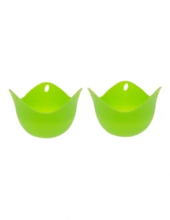 2Pc Silicone Poach Cups Set