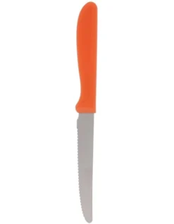 11cm Serrated Utility Knife Orange