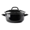 Dutch Dutch Oven Black W/blue Interior 26cm