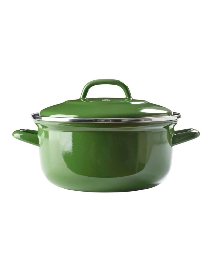 Dutch Dutch Oven Green W/blue Interior 26cm 3 Dutch Dutch Oven Green W/blue Interior 26cm