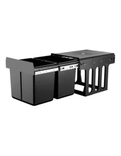 2X15L Pull Out Bin Kitchen