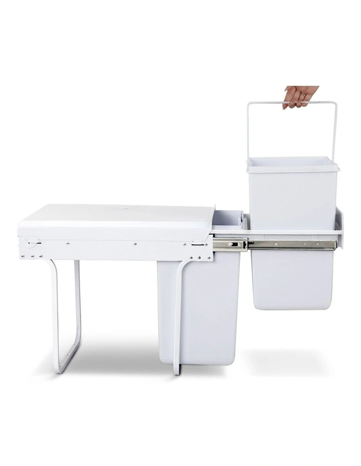 Set Of 2 20L Twin Pull Out Bins 7 Set Of 2 20L Twin Pull Out Bins - Image 5