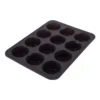 Silicone 12-Cup Muffin Pan Charcoal -Maxwell Williams Store 761532580 1 720x928