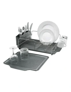Advantage 4 Piece Dish Rack System Graphite