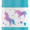 Thermos FUNtainer 290ml Vacuum Insulated Food Jar Unicorn White