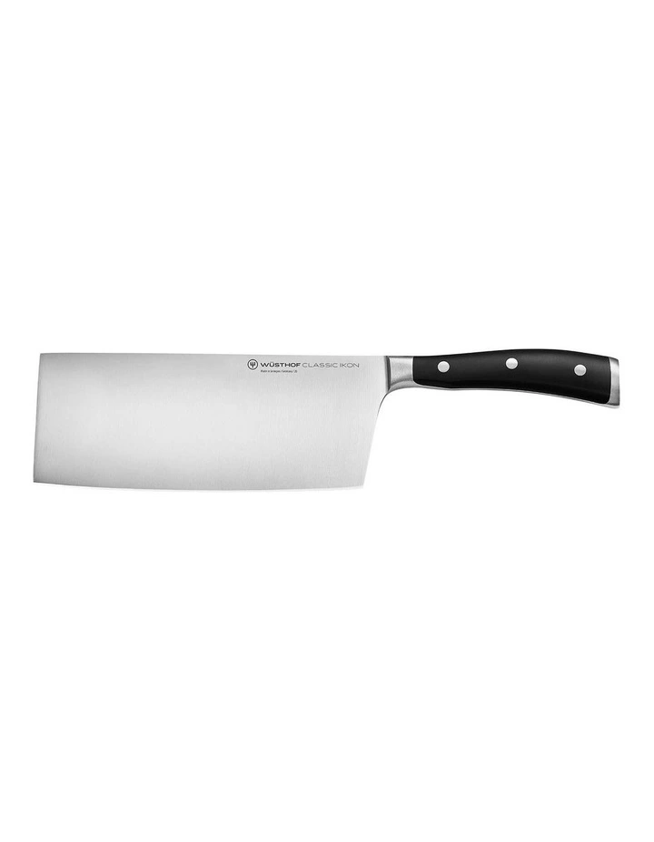 Classic Ikon Black Chinese Chef's Knife 18cm 3 Classic Ikon Black Chinese Chef's Knife 18cm