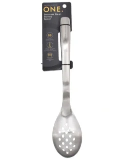 ONE Stainless Steel Slotted Spoon
