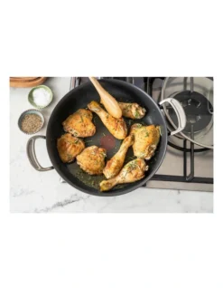 Cooks Classic 30cm/5L All-In-One Pan With Lid In Coal Grey -Maxwell Williams Store 779052160 5 1 720x928