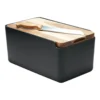 HUDSON Bread Bin With Cutting Board In Black -Maxwell Williams Store 779181040 1 720x928