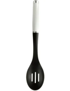 KitchenAid Classic Slotted Nylon Spoon White