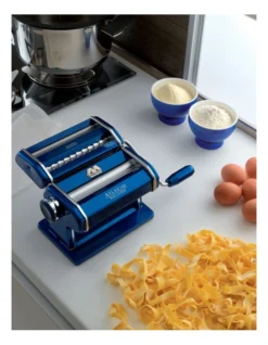Marcato Atlas Wellness 150 Pasta Machine Blue -Maxwell Williams Store 789159250 3 720x928
