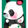 Maxwell & Williams Pete Cromer Wildlife Panda 50x70cm Tea Towel Dark Green -Maxwell Williams Store 789792130 1 720x928