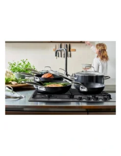 Greenpan Copenhagen 30cm/4.85L Open Wok With Helper Handle Black -Maxwell Williams Store 789960700 3 720x928