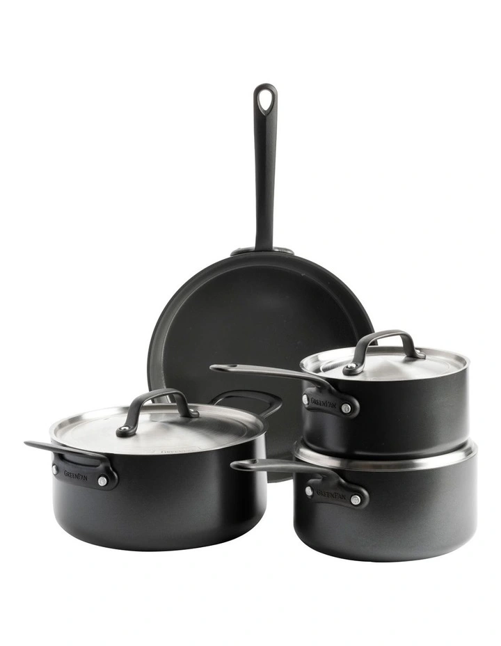 Greenpan Craft 4 Piece Cookware Set Black 3 Greenpan Craft 4 Piece Cookware Set Black