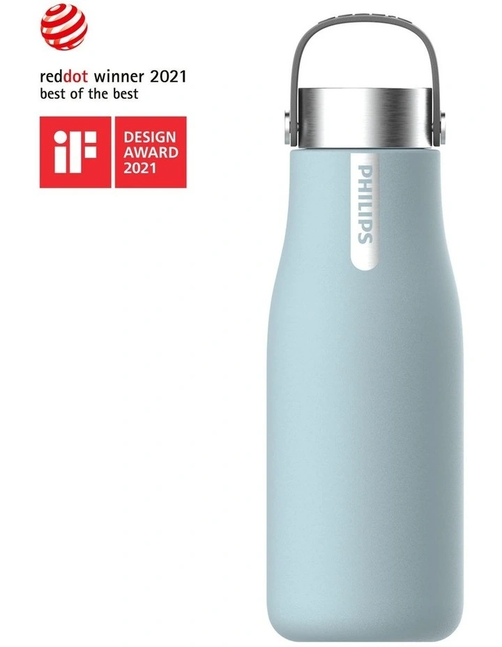 Philips GoZero 590ml Smart UV Bottle Blue AWP2788BL/79 4 Philips GoZero 590ml Smart UV Bottle Blue AWP2788BL/79 - Image 2