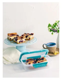 Fresh Seal Clips 600ml Oblong Food Storage Clear/Teal -Maxwell Williams Store 802677250 3 720x928