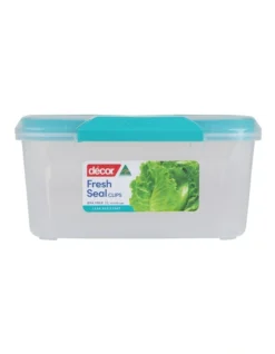 Fresh Seal Clips 3L Oblong Food Storage Clear/Purple