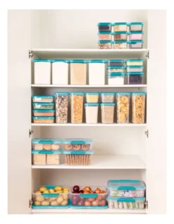 975ml Tall Square Fresh Seal Clips/Teal -Maxwell Williams Store 802678060 3 720x928