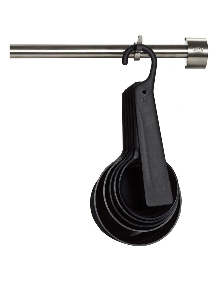 OXO Good Grips 6 Piece Plastic Measuring Cups Set In Black 6 OXO Good Grips 6 Piece Plastic Measuring Cups Set In Black - Image 4