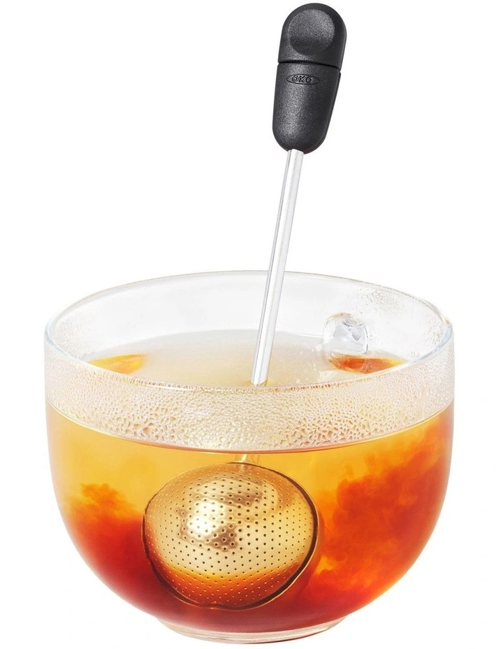 OXO Good Grips Twisting Tea Ball In Black 4 OXO Good Grips Twisting Tea Ball In Black - Image 2