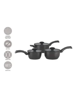 Per Salute Nonstick Induction 3 Piece Cookware Set Black -Maxwell Williams Store 806433940 4 3 720x928