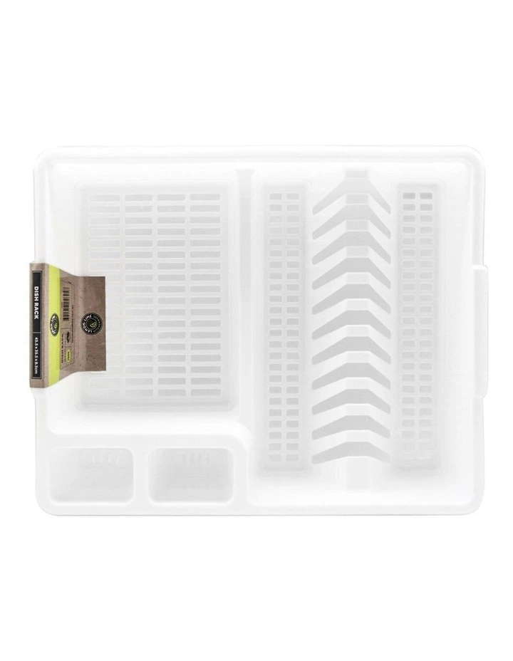 45cm X 36cm Plates/Bowls/Cutlery Dish Drainer/Rack/Holder White 6 45cm X 36cm Plates/Bowls/Cutlery Dish Drainer/Rack/Holder White - Image 4