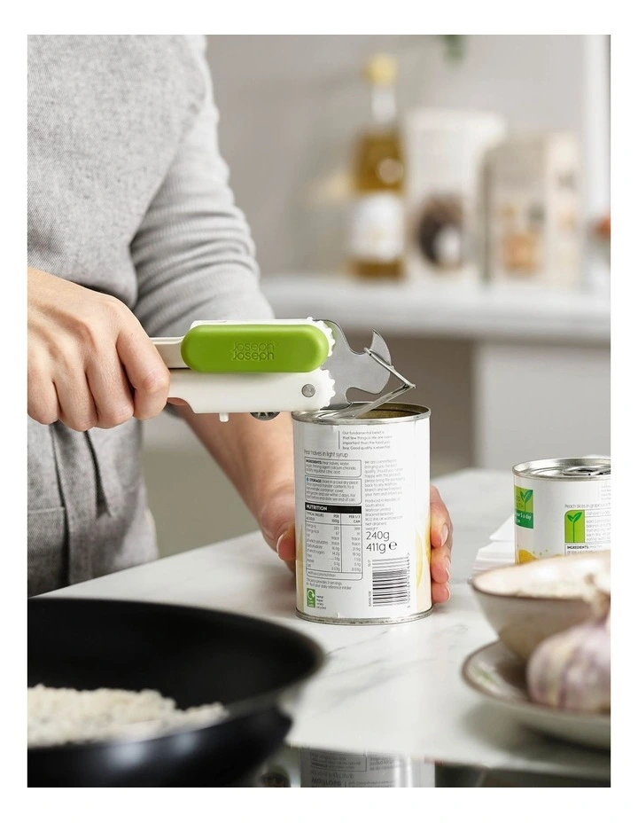 Joseph Joseph Pivot 3-in-1 Can Opener White/Green 4 Joseph Joseph Pivot 3-in-1 Can Opener White/Green - Image 2