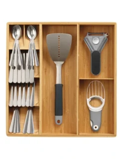 Joseph Joseph Drawer Store Bamboo Cutlery, Utensil & Gadget Organiser -Maxwell Williams Store 816226300 2 720x928